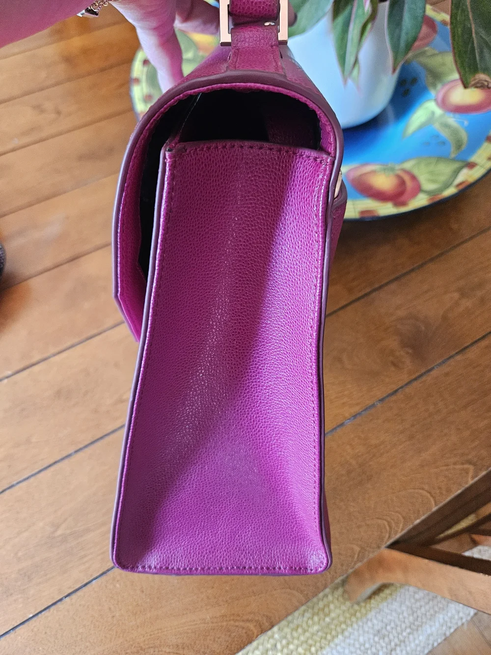 Ted Baker Ellice Top Handle Bag In Magenta Strap